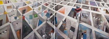 Pratul Dash : Living Space (diptych)