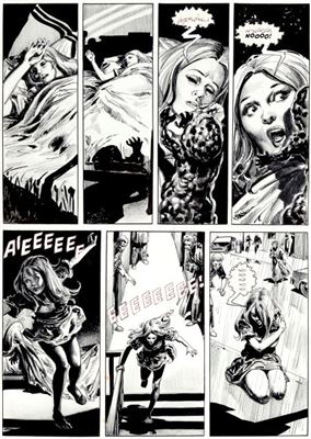 Jose Ortiz : Warren Complete Unpublished 9-Page Story Original Art (Warren, 1970s).