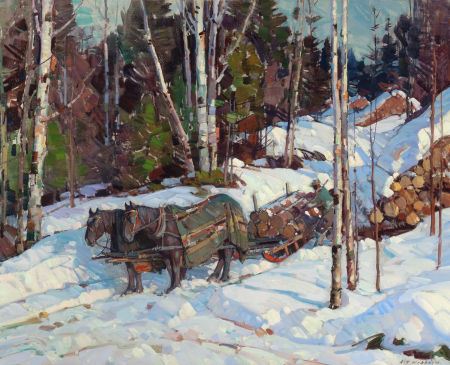 Aldro Hibbard : Logging in Vermont