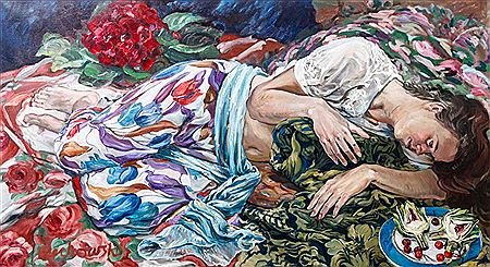 Alicia Czechowski : Erin as Odalisque, 1982