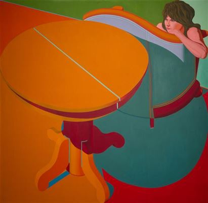 Jack Beal : Sondra and Table No. 2, 1970