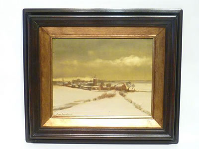 Ludo Laagland : Paysage d'hiver