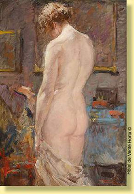 Andre Edmond Alfred Cluysenaar : Jeune femme nue de dos