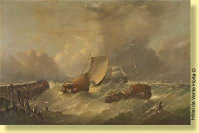 William Henry Williamson : L'arrivée des pêcheurs pendant l'orage