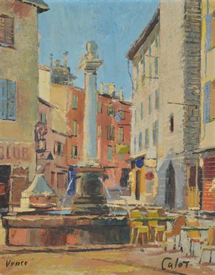 Marie Calot : Fontaine à Vence