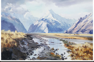 Aston Greathead : Mt Cook, Tasman Valley, Mackenzie Country