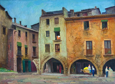 William Edward (James) Cook : Egg Market, Gerona