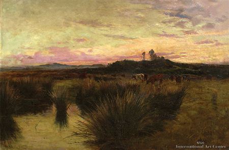 William Menzies Gibb : Fading Light, Canterbury