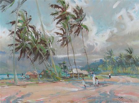 Guy Huze : Tahitian Village