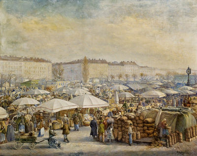 Carl Massmann : Der Wiener Naschmarkt