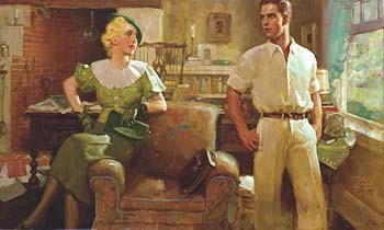 Ralph Pallen Coleman : Couple in an Interior