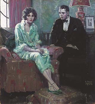 Ralph Pallen Coleman : Couple Seated in an Interior