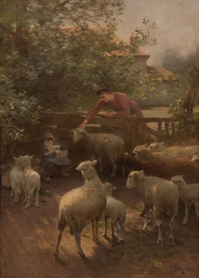 Luigi Chialiva : The Young Shepherdess