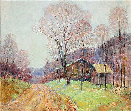 Edward K Williams : Spring Landscape- Brown County