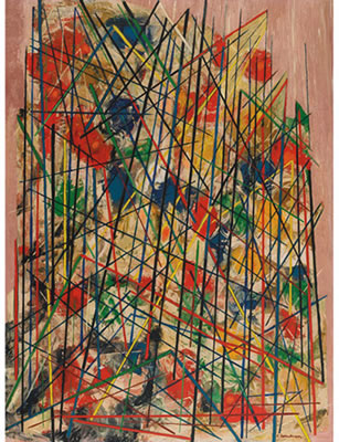 Fritz (Friedrich) Wilhelm Brandtner : COLOURFUL ABSTRACTION