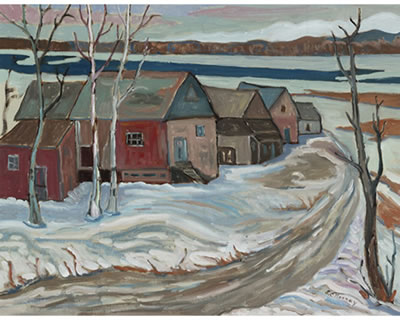 Sidney Charles Mooney : SHACKS ON THE OTTAWA RIVER