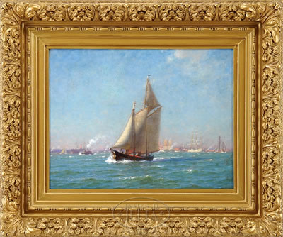 William Edward Norton : OFF THE BATTERY EXITING NEW YORK HARBOR