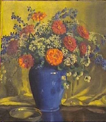 Edna Cathell : Floral Still Life