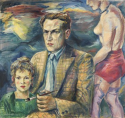 Kurt Weinhold : Selbstbildnis II (mit Jacke), 1931