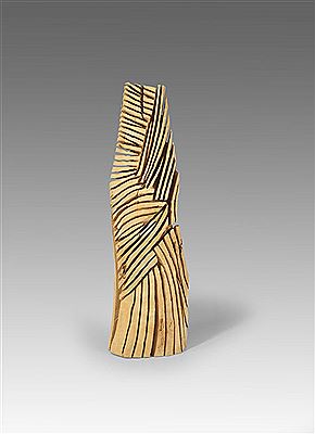 David Nash : Multicut Column III. 2001