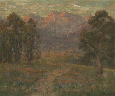 Frederick Carl Smith : Old Baldy from San Gabriel Valley