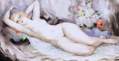 Micao Kono : Femme nue allongée