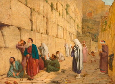 William Gale : Die Klagemauer in Jerusalem