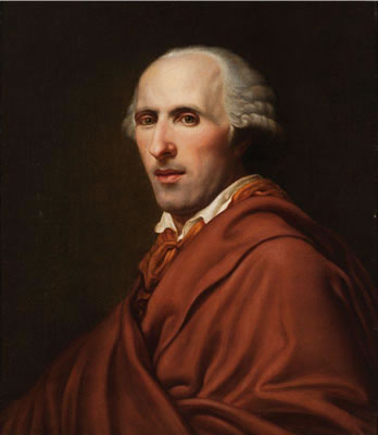 Johann Baptist II Lampi : Portrait of the sculptor Antonio Canova