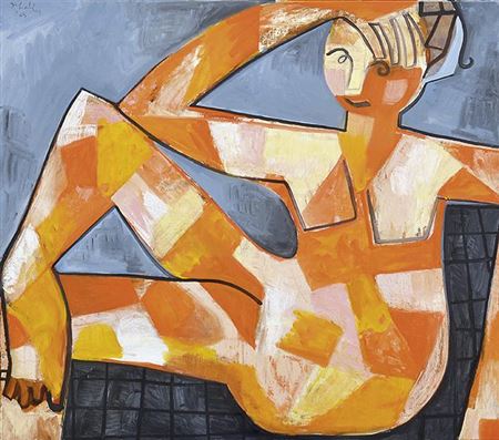 Mark Schaller : Orange Nude