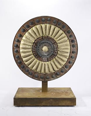 Stan Bitters : FREESTANDING MEDALLION SCULPTURE