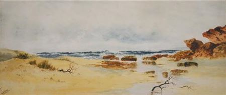 Jan de Leener : Untitled (Coastal Scene)