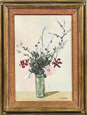 Guido Peyron : Vaso con fiori