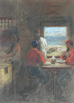 Clark Stanton : FIGURES AT A WINDOW, MESSINA