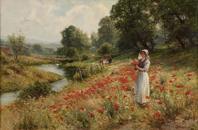 Ernest Walbourn : Gathering Poppies