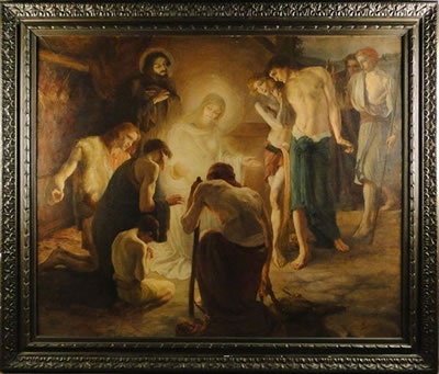 Louis Buisseret : Adoration des bergers