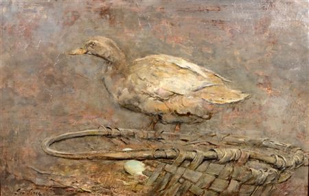 George Pirie : A khaki campbell duck