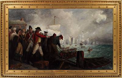 Darius Cobb : Evacuation of Boston Harbor