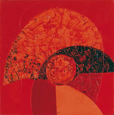 Camillo Francia : Paesaggio rosso, 2007