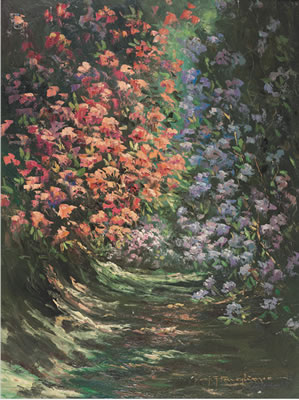 Giuseppe Raviglione : Paesaggio in fiore