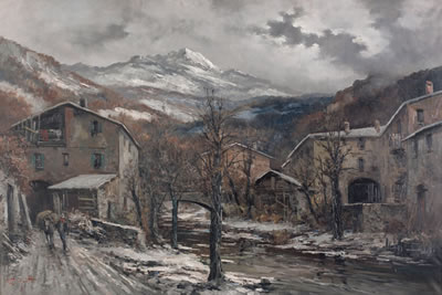 Ercole Magrotti : Nevicata