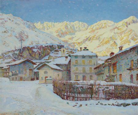 Giuseppe Sobrile : Neve a Forno Alpi Graie