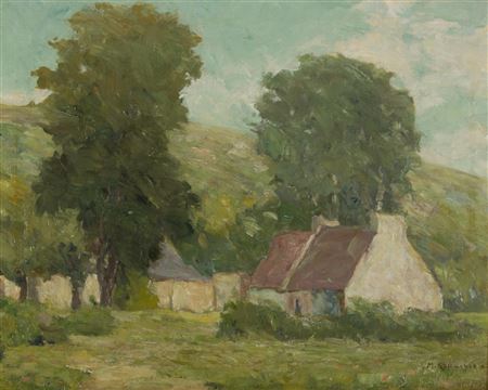 Minnie Kallmeyer : Summer cottage scene