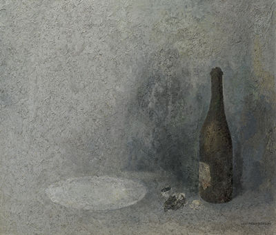 Lev Meshberg : Still Life with Bottle