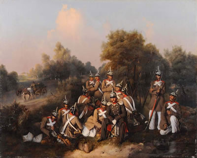 Nikolai Gustavovich Schilder : Army at Rest