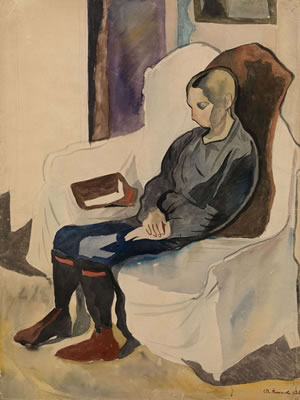 Fedor Platov : Kostya in an Armchair