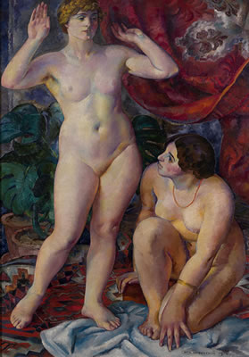 Ignati Ignatievich Nivinski : Two Female Figures (Venus)