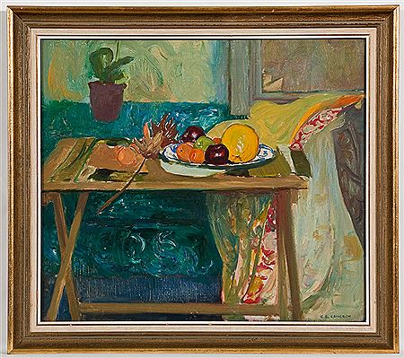 Gordon Stewart Cameron : STILL LIFE WITH GRAPEFRUIT