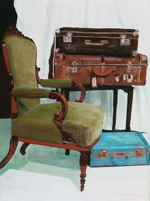 Yossi Zarenkin Cohen : Interior and Suitcases