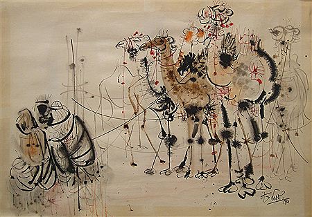 Shmuel Katz : Camels, 1961