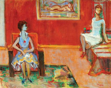 Elyahu Sigard : Women in a Room